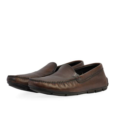 prada driving moccasins mens|Prada loafers.